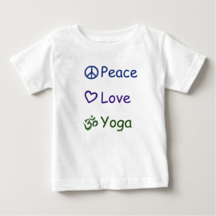 T-shirt Ioga do amor da paz