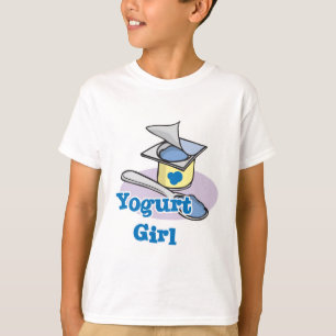 T-shirt Iogurte Menina iogurte de mirtilo