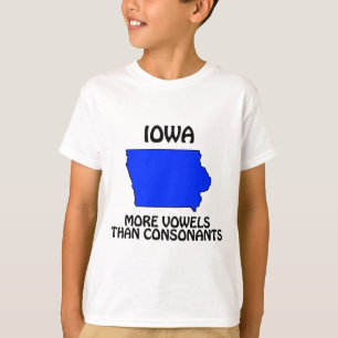 T-shirt Iowa - Mais Vogais do que Consoantes