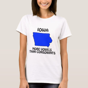 T-shirt Iowa - Mais Vogais do que Consoantes