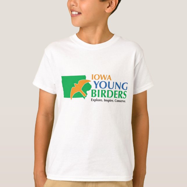 T-shirt Iowa Young Birders (Frente)