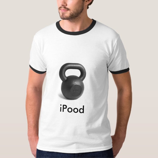 T-shirt iPood de Kettlebell (Frente)