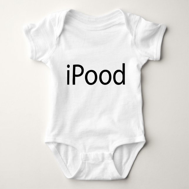 T-shirt iPood/logotipo de Apple (Frente)