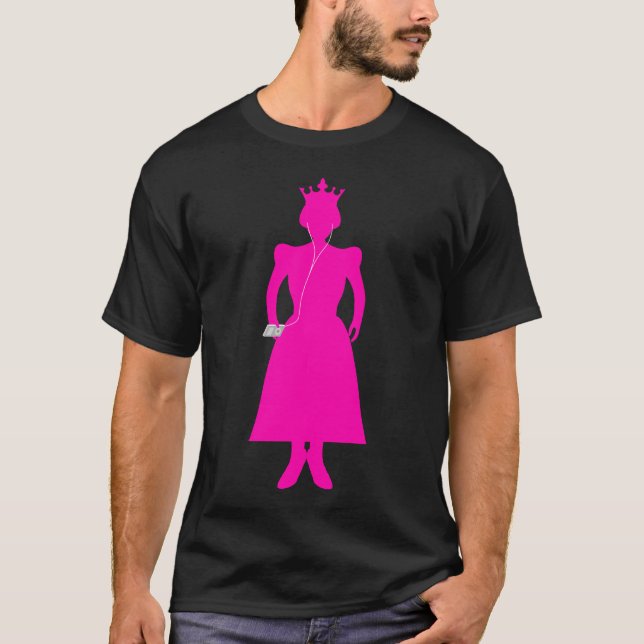 T-shirt iQueen o rosa (Frente)