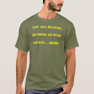 T-SHIRT IR AGARRAR UM DIA