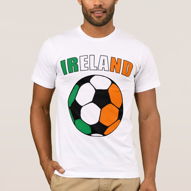 T-shirt Ireland Footy (luz) (Frente)