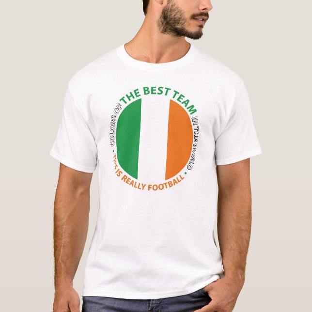 T-shirt Ireland Irlanda Art Shield (Frente)