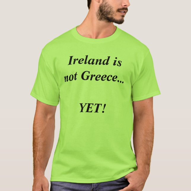 T-shirt Ireland não é piscina… AINDA! (Frente)