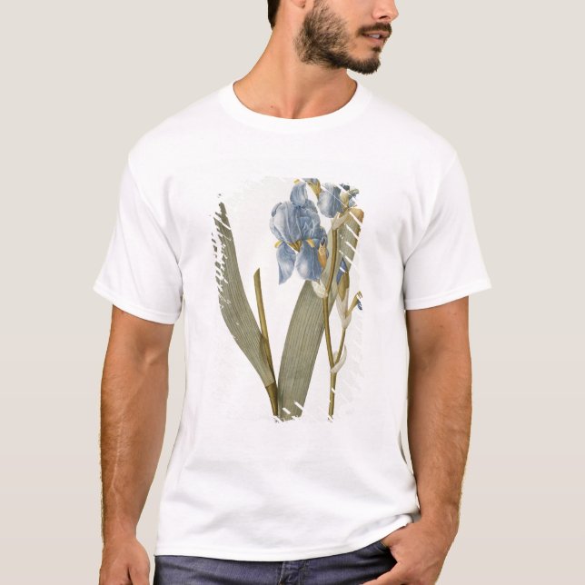 T-shirt Íris Pallida, de "Les Liliacees", 1812 (Frente)