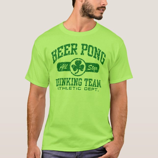 T-shirt Irish Beer Pong (Frente)