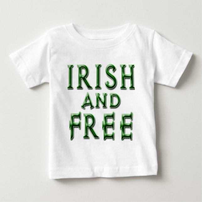 T-shirt IRISH e GRATUITO para Ruas. (Frente)