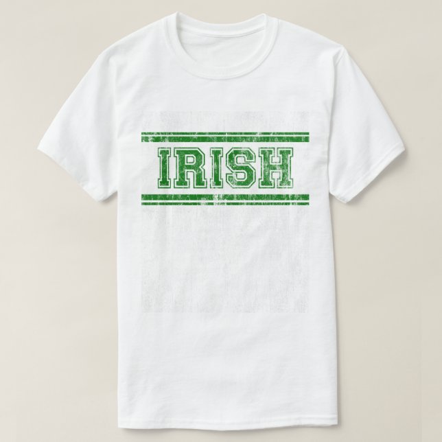 T-shirt Irish Vintage Varsity DS (Frente do Design)