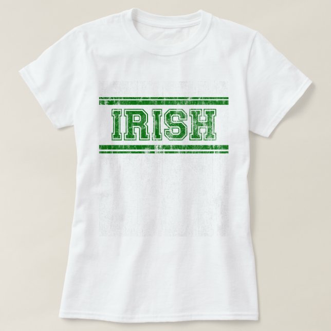 T-shirt Irish Vintage Varsity DS (Frente do Design)