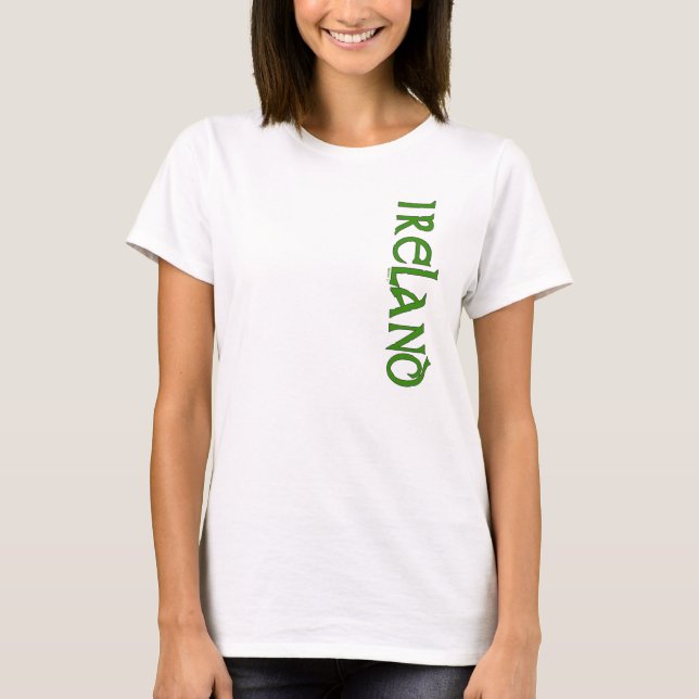 T-shirt Irlanda H Mulheres (Frente)