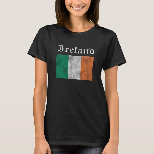 T-shirt Irlanda Vintage (Frente)