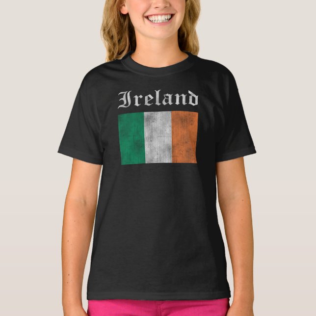 T-shirt Irlanda Vintage (Frente)