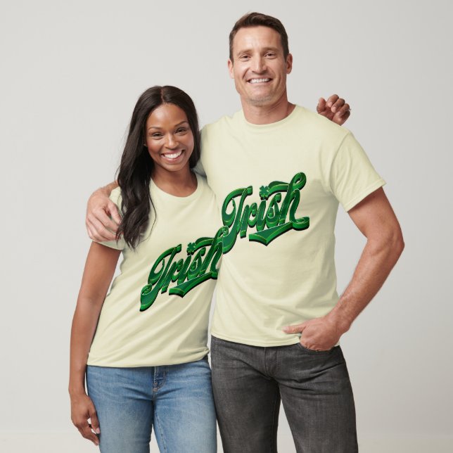 T-Shirt irlandês 3D (Unissex)