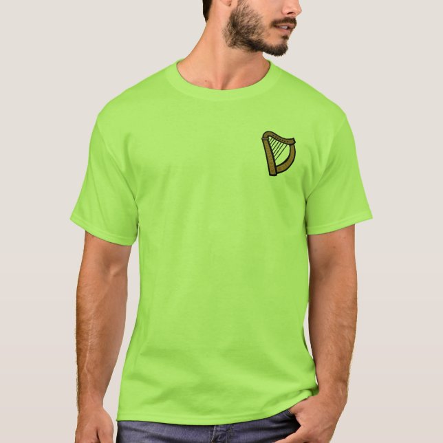 T-shirt "irlandês" autêntico (Frente)