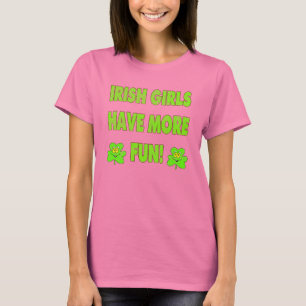 T-shirt irlandês das meninas