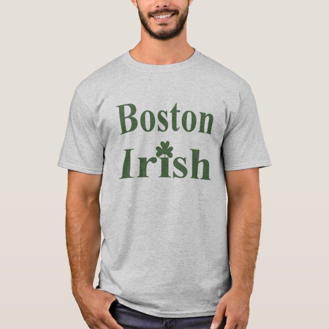 T-shirt Irlandês de Boston (Frente)