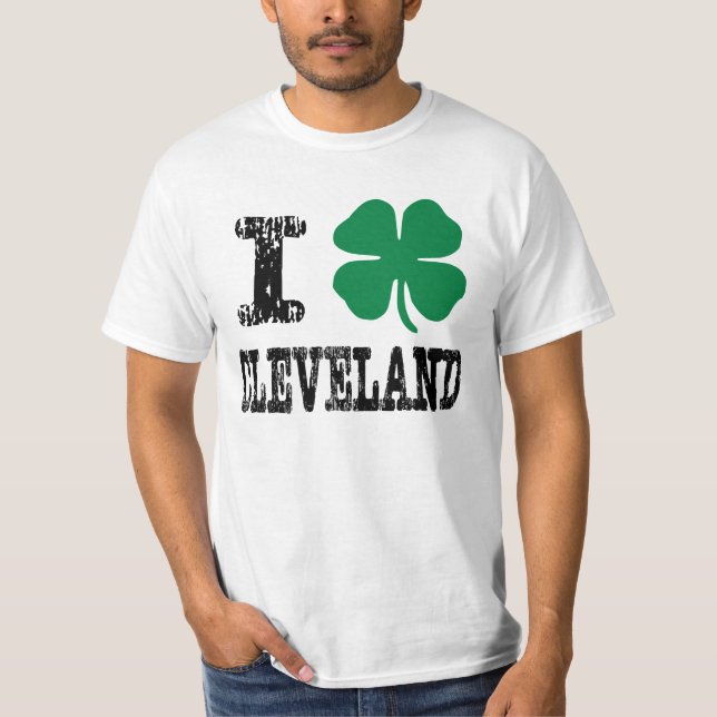 T-shirt Irlandês de Cleveland (Frente)