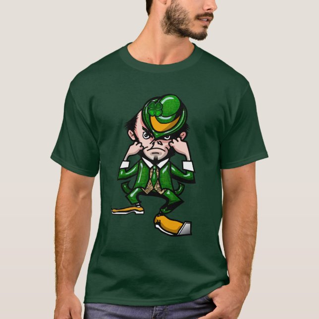 T-shirt irlandês de combate (Frente)