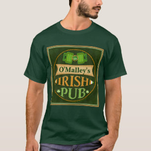 T-shirt irlandês do bar do dia de St Patrick