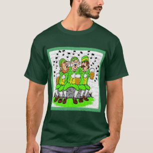 T-shirt irlandês do canto