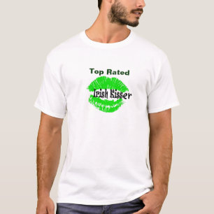 T-shirt irlandês do Kisser por Brownielocks
