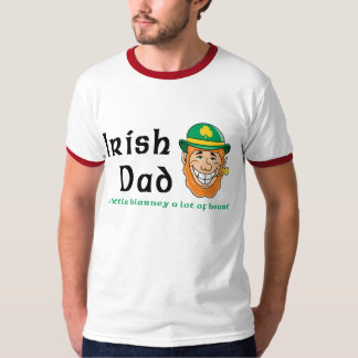 T-shirt irlandês do pai