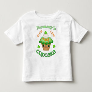 T-shirt irlandês do ` s do bebê do cupcake do di