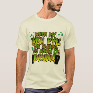 T-shirt Irlandês engraçado