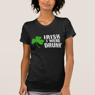 T-shirt Irlandês eu estava bêbedo!