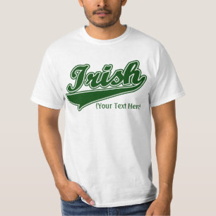 T-shirt irlandês feito sob encomenda personalizad