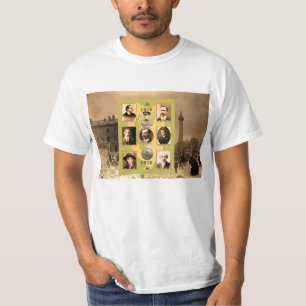 T-shirt Irlandês Heroes para homem-T-camisa-branco