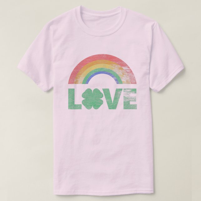 T-shirt Irlandês Love III (Frente do Design)