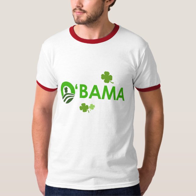 T-shirt Irlandês O'Bama (Frente)