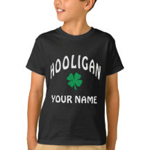 T-shirt irlandês personalizado do hooligan