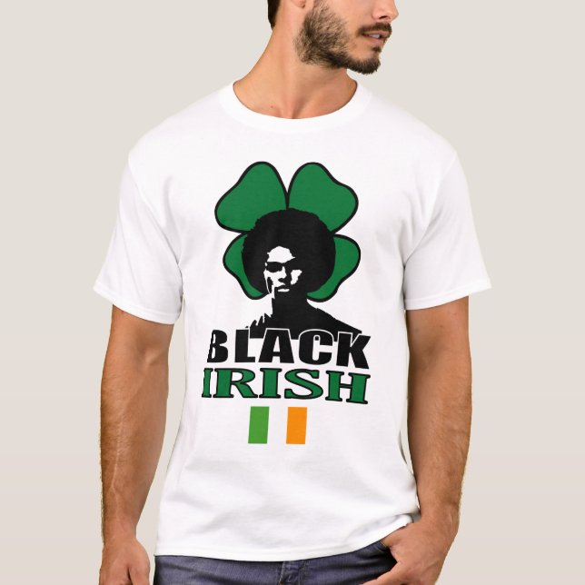 T-shirt Irlandês preto (Frente)