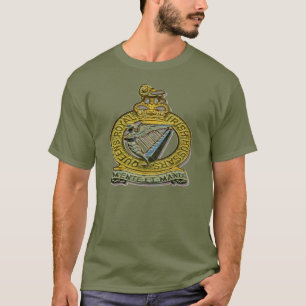 T-shirt irlandês real dos Hussars do Queens