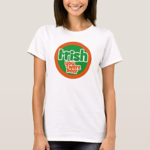 T-shirt Irlandês você era cerveja