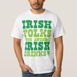 T-SHIRT IRLANDESES COM BEBIDAS IRLANDESAS INCRÍVEIS