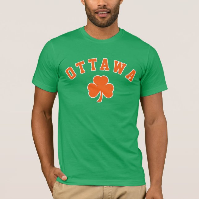 T-shirt Irlandeses de Ottawa (Frente)