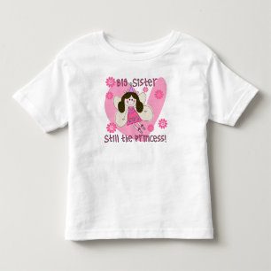 T-shirt Irmã mais velha ainda a princesa Criança Plissad