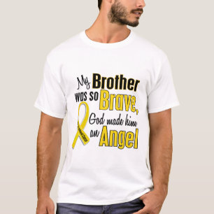 T-shirt Irmão do ANJO 1 do cancer da infância