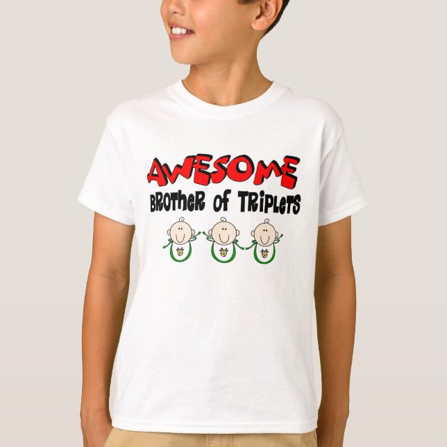 T-SHIRT IRMÃO INCRÍVEL DOS TRIPLETS (Frente)