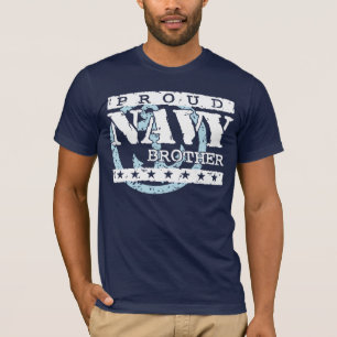 T-shirt Irmão orgulhoso do marinho