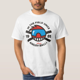 T-shirt irritado do Paintball das bolas