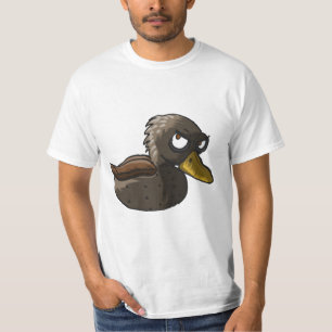T-shirt irritado do pato
