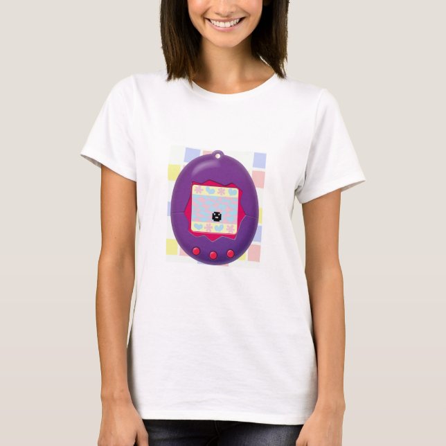 T-shirt irritado do tamagotchi (Frente)